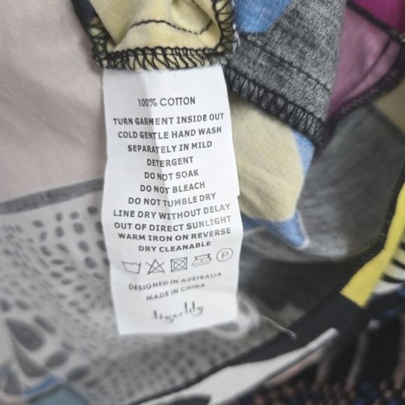 Tigerlily Maxi Dress‎ Patchwork Multicolor Sketchbook Print - Picture 9 of 11